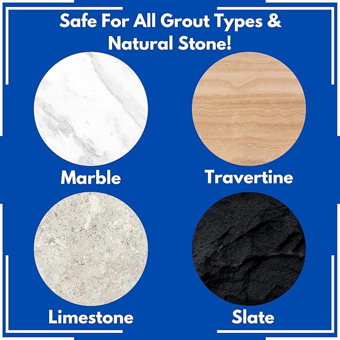 Black Diamond Stoneworks Ultimate Grout Cleaner for Tile Floors — Acid-Free Deep Cleaner Removes Grease, Dirt & Soap Scum Without Damaging Grout — Safe for Marble and All Natural Stone (4-Gallons)