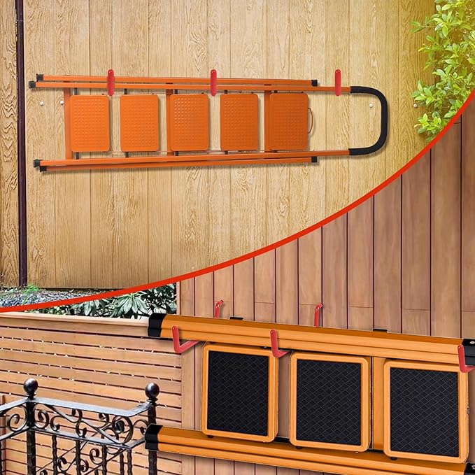Lian.Ripple.Lian Garage Hooks Heavy Duty, 12-Pack Mixed Utility Garage Hooks, Wall Mounted Steel Tool Hangers for Garage Wall Organizer, Hold Ladders Tools Bikes (Red, 6 Type & 12 Pack)