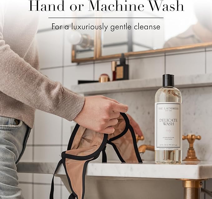 The Laundress Delicate Wash, Double Concentrated, Lady Scent, Detergent Delicate, Lingerie & Silk Detergent, Lingerie Wash, 16 Fl Oz (Pack of 2)