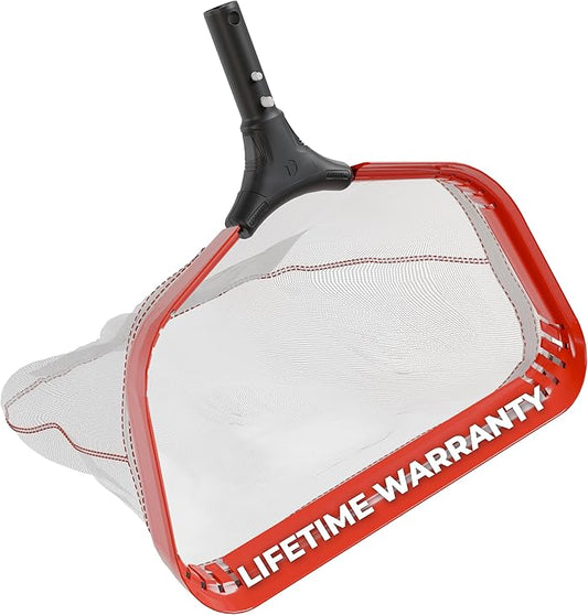 ProTuff 17" Silt Net Pool Skimmer for PROS – “490 Promise” Unlimited Unconditional Replacement – Ultra-Durable Ultra Fine Net for Silt – Heavy-Duty Aluminum Frame, EZ-Clip & Deep Bag for Cleaning