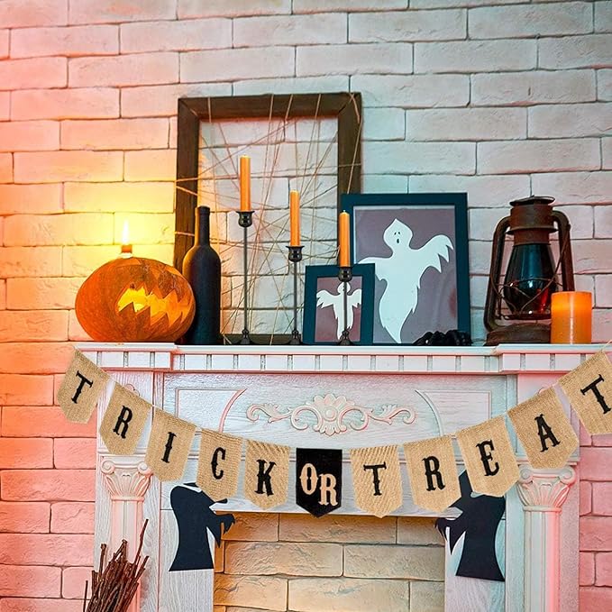 Metal Candle Holder Taper Candlestick Holders for Candle Sticks Vintage Candelabra for Halloween Thanksgiving Christmas (Matt Black, 1 Set (3 pcs))