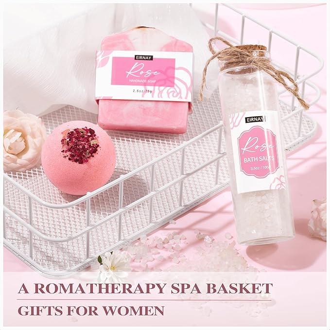 Gifts for Women Birthday Gift Baskets Home Spa Relaxing Self Care Gift for Woman Mom Her Sister Wife Auntie Care Package Thank You Gift Bridal Shower for Women Friendship Ideas
