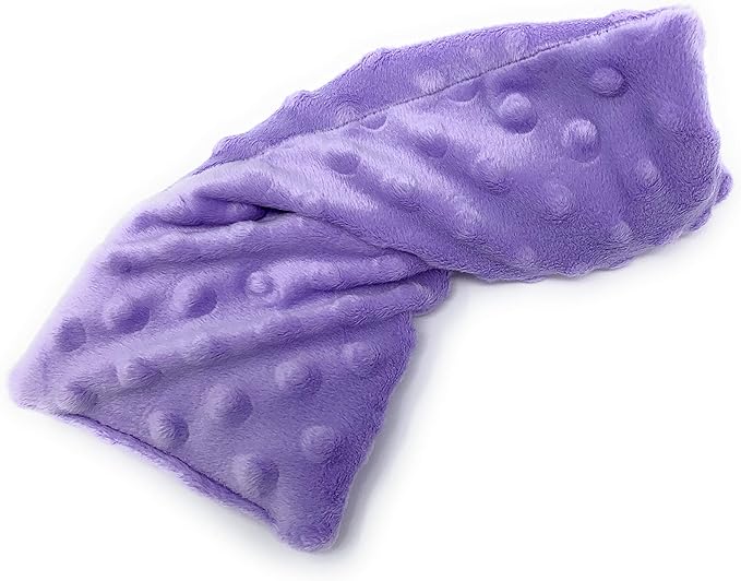 Lookix Lavender Eye Pillow- a Natural Soothing Hot & Cold Aromatherapy Eye Mask for Yoga, Meditation, Relaxation (Lavender)