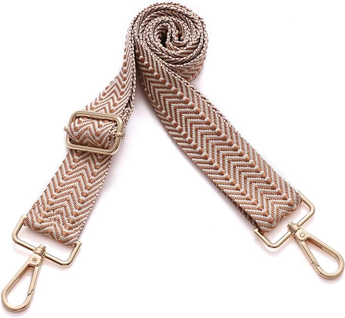 S-Jacorry Purse Strap Replacement Crossbody Wide Shoulder Strap Adjustable Canvas Straps Handbag Strap Replacement Belts