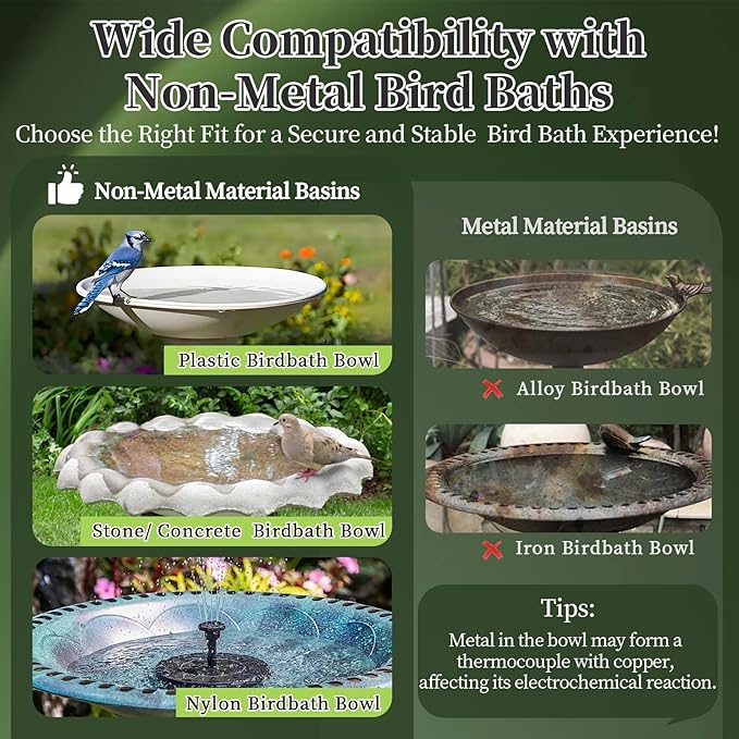 Bird Bath Copper Disk, 1pcs Flower Shaped 99.99% Pure Copper Cleaning Disc Plate for Physical Safe Water Purification All-Season for Outdoor Wildlife Bird Bowls Birdbaths Solar