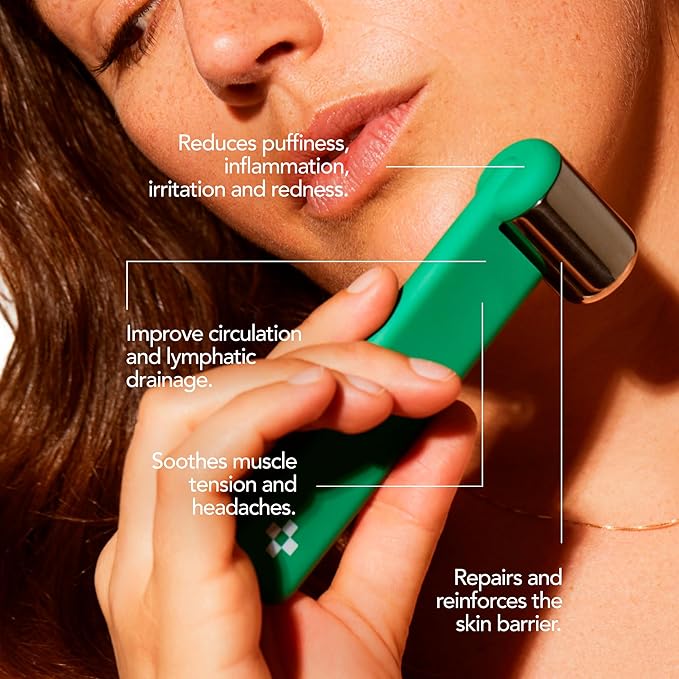 Doré - Le Glaçon Facial Ice Roller for Puffiness, Wrinkles & Redness | Face Roller for Women & Men | Skin Care Tools for Lymphatic Drainage & Tightening | Gua Sha Ice Roller Alternative for Self-Care