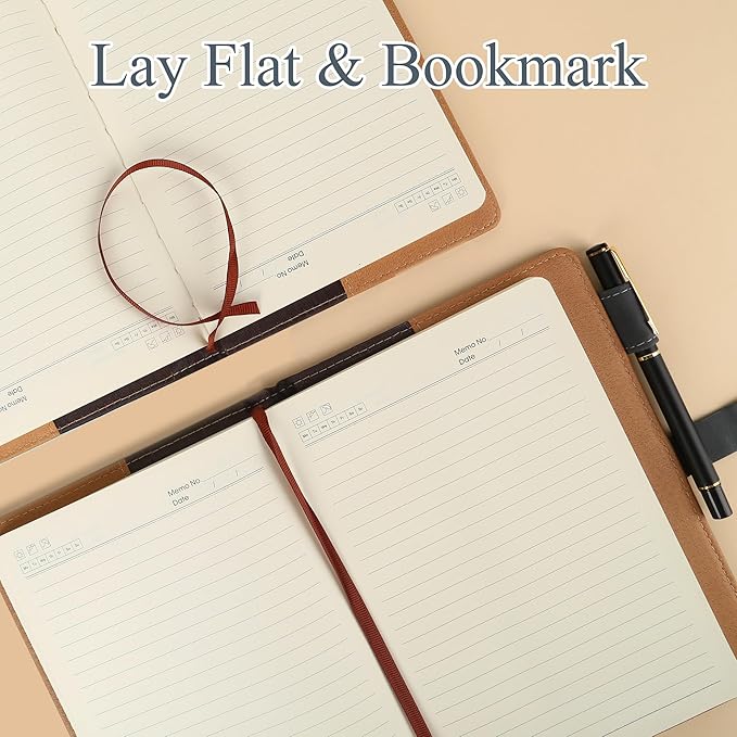 Fanery Sue Tree of Life Refillable Writing Journal for Women&Men Faux Leather Hardcover Notebook A5 College Ruled 200 Lined Pages Lay-Flat Diary with Pen&Magnetic Buckle (Tree of Life-Light Blue)