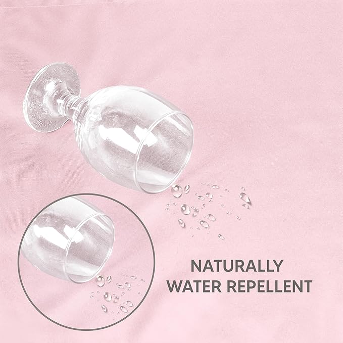Utopia Kitchen Rectangle Table Cloth 2 Pack(60x102 Inches, Pink), Tablecloth Machine Washable, Polyester Table Cover for Dining, Buffet Parties, Picnics, Events, Weddings and Restaurants