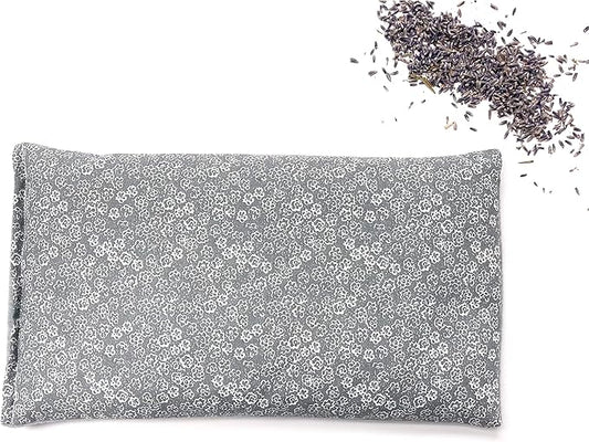 SacksyThyme Microwave Heating Pad for Back, Neck, Menstrual Cramps, Shoulders, Leg Pain Relief - Hot Moist Microwavable Therapy Pack - Flaxseed Hot & Cold Pad Made in USA (Size: 12 x 7) Lavender