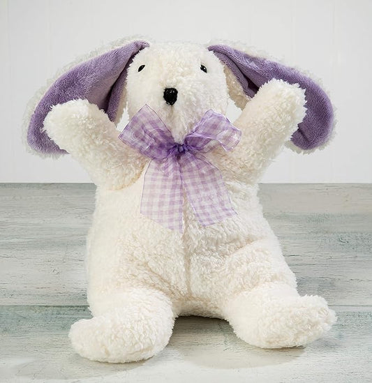 Sonoma Lavender Microwaveable Aromatherapy Stuffed Pillows, Plush Bunny, Lavender Scented with Removable Washable Cover, Lil The Lavender White Bunny