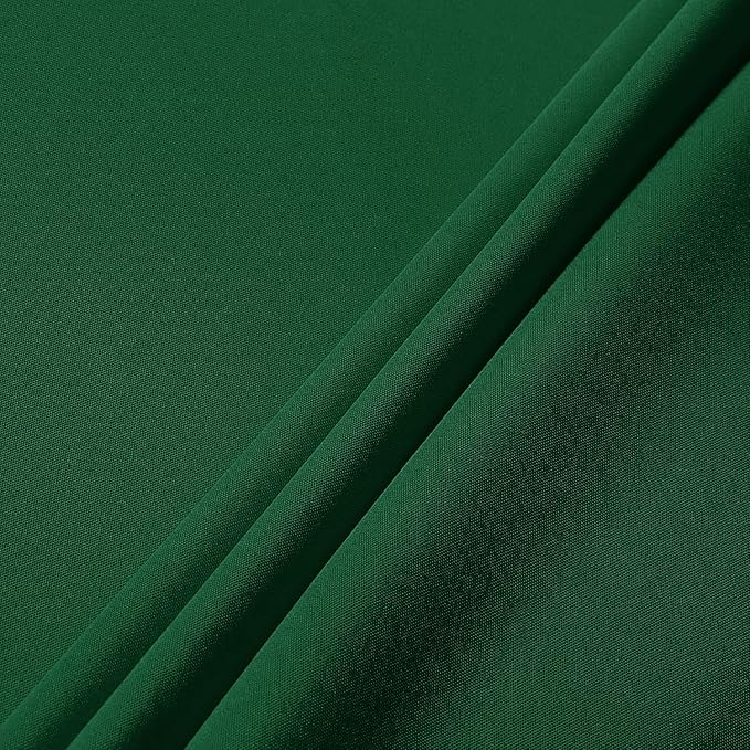sancua Rectangle Tablecloth - 60 x 120 Inch - Stain and Wrinkle Resistant Washable Polyester Table Cloth, Decorative Fabric Table Cover for Dining Tables, Buffet Parties and Christmas, Hunter Green