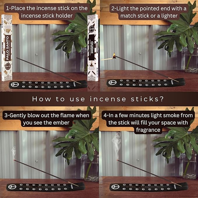 Trumiri Incense Sticks - Combo Pack of 40 Insence-Sticks - 20 Palo Santo + 20 Oud - Insenses - Insents - Incents - Inscense - Incence - Incienso - All Natural Incense Sticks