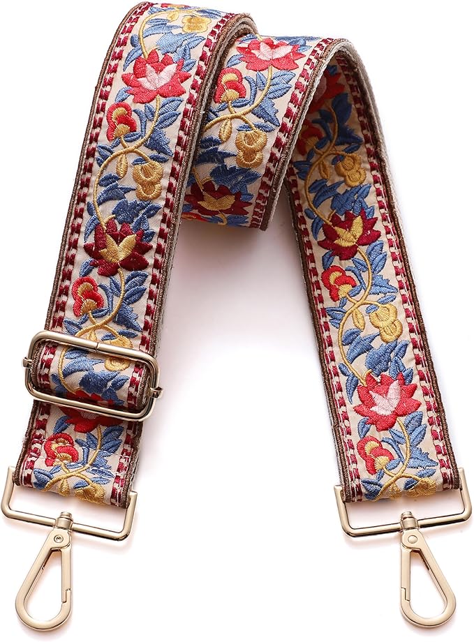 S-Jacorry Purse Strap Replacement Crossbody Wide Shoulder Strap Adjustable Canvas Straps Handbag Strap Replacement Belts
