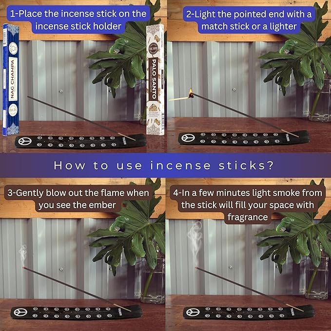 Trumiri Incense Sticks - Combo Pack of 35 Insence-Sticks - 15 Nag Champa + 20 Palo Santo - Insenses - Insents - Incents - Inscense - Incence - Incienso - All Natural Incense Sticks