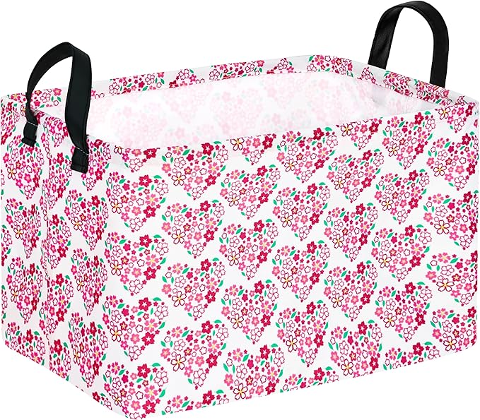 MAIZMZ Kids Hamper Storage Bins Organizer Toy Box Laundry Basket Large Canvas Collapsible Chest for Home/Dorm/Kitchen/Pet/Office/Closet/Shelf/Gift Baskets