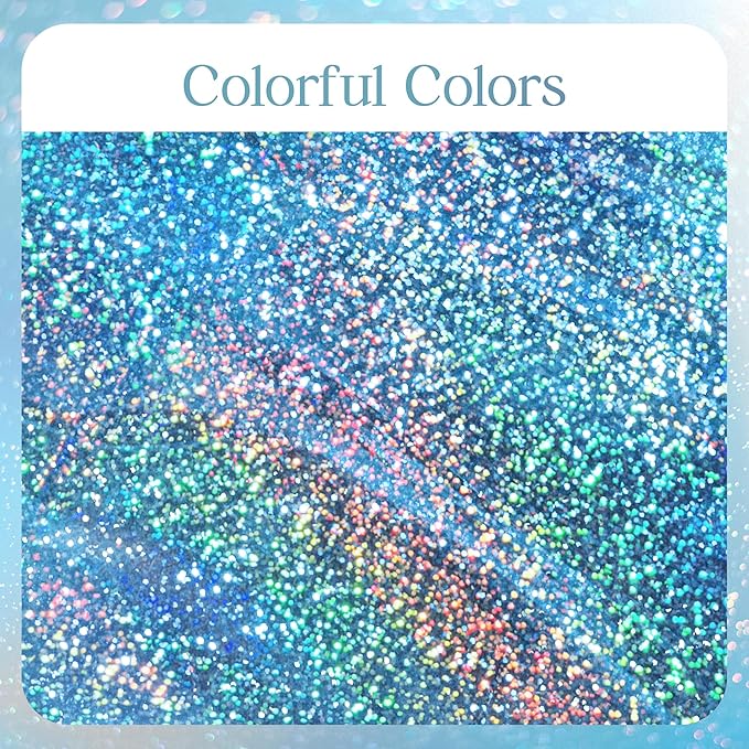 Just Shimmer Sparkling Holographic Laser Tablecloth - Shimmering, Waterproof, Easy to Clean - Ideal for Bachelorette, Birthday, Wedding, and Anniversary Party Decorations (Pink & Light Blue, 2)