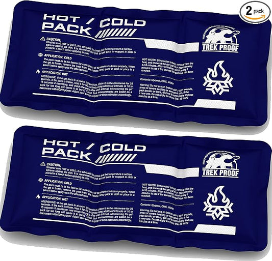 Flexible Ice Pack for Pain Relief - Reusable Gel Pack for Knee, Shoulder, Ankle, Back, and More - Bendable for Customized Comfort