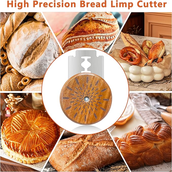UFO Bread Lame Cutter for Homemade Sourdough,Bread Scorer Tool for Sourdough with 5 Blades and Case,Slashing Tool Bread Cutting Knife for Artisan Bread and Baguette Makers,Aurora