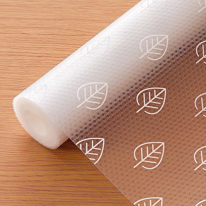 Cooyes Shelf Paper for Kitchen Cabinets, Non-Adhesive, Waterproof & Oil-Proof Kitchen Drawer Liner for Refrigerator, Drawer, Fridge, Cupboard (23.6 Inch W x 354 Inch L)