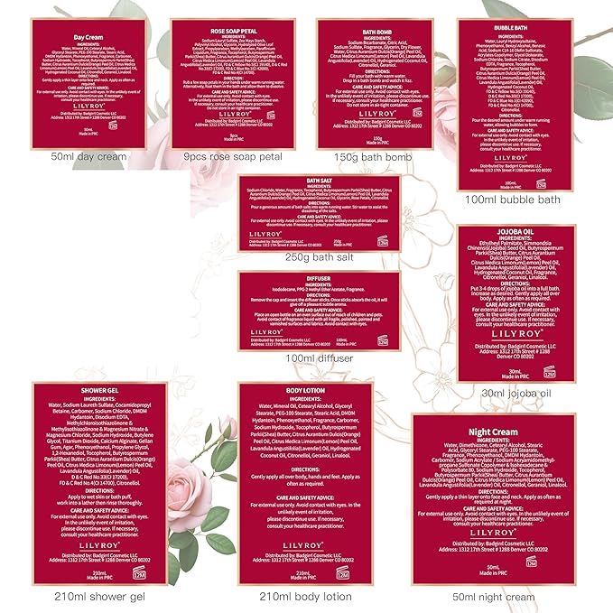 25Pcs Christmas Gifts for Women - Luxury Bath and Body Spa Gift Basket for Women with Necklace | Relaxing Care Kit Valentine's Mothers Day Gifts for Mom Gift Baskets for Anniversary or Bridal Shower