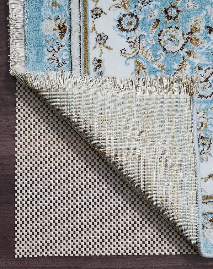 Veken 8x11 Ft Rug Pad Gripper for Hardwood Floors, Non Slip Rug Pads for Area Rugs, Thick Rug Grippers for Tile Floors, Under Carpet Anti Skid Mat, Keep Your Rugs Safe and in Place