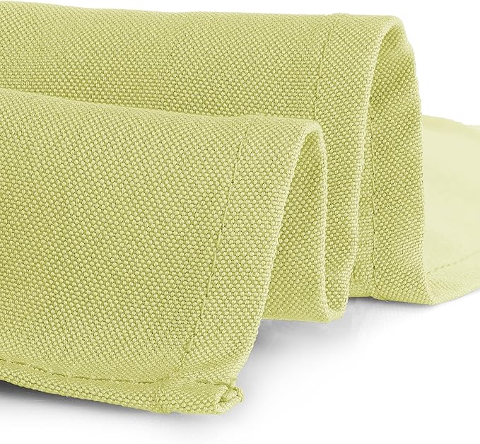 Gee Di Moda Fitted Tablecloth - 48 x 30 Inch Yellow Floor-Length Fitted Table Cloth for 4 Foot Rectangle Table, Heavy Duty Washable Fabric for Parties, Dinner, Weddings, Baby Shower & Trade Show