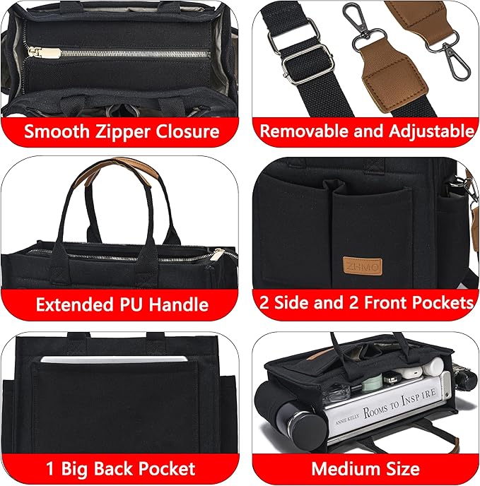 Canvas Tote Bag for Women,Women's Bags Crossbody Bags Work Laptop Tote Bag Large Handbags Purse for Travel Nurse Teacher
