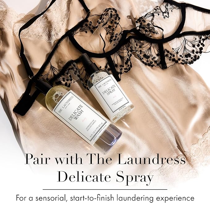 The Laundress Delicate Wash, Double Concentrated, Lady Scent, Detergent Delicate, Lingerie & Silk Detergent, Lingerie Wash, 16 Fl Oz (Pack of 2)