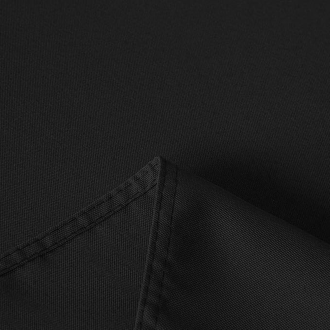 sancua Square Tablecloth - 54 x 54 Inch - Stain and Wrinkle Resistant Washable Polyester Table Cloth, Decorative Fabric Table Cover for Dining Tables, Buffet Parties and Camping, Black