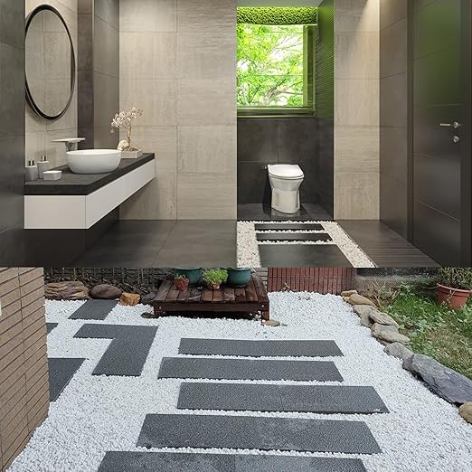 White Pebbles for Landscaping 40lbs, 1-2Inch Natural River Rocks for Aquarium, High Polished Decorative Stones for Vase Filler Fish Tank Gardening