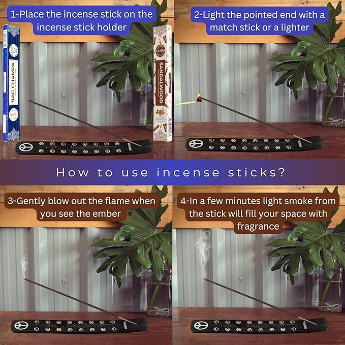 Trumiri Incense Sticks - Combo Pack of 35 Insence-Sticks - 15 Nag Champa + 20 Sandalwood - Insenses - Insents - Incents - Inscense - Incence - Incienso - All Natural Incense Sticks