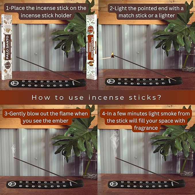 Trumiri Incense Sticks - Combo Pack of 40 Insence-Sticks - 20 Palo Santo + 20 Frankincense Myrrh - Insenses - Insents - Incents - Inscense - Incence - Incienso - All Natural Incense Sticks