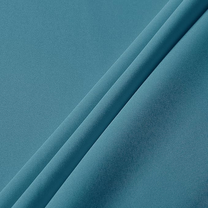 sancua Rectangle Tablecloth - 54 x 78 Inch - Stain and Wrinkle Resistant Washable Polyester Table Cloth, Decorative Fabric Table Cover for Dining Tables, Buffet Parties and Camping, Teal
