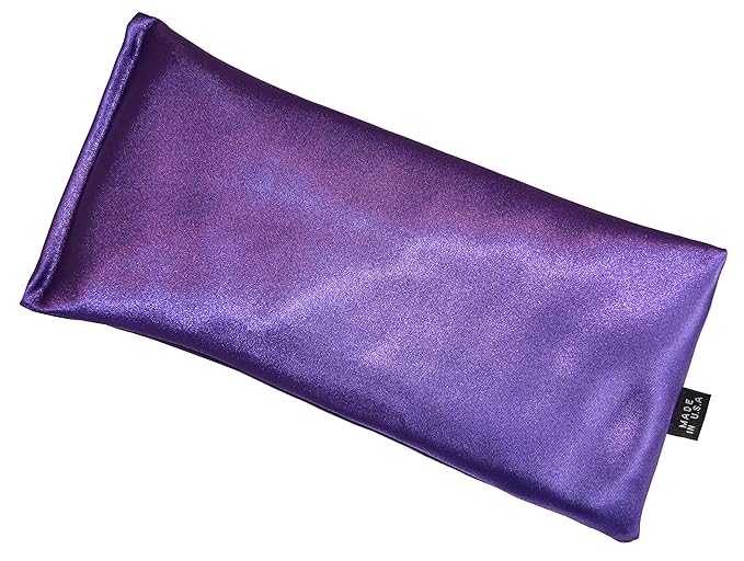 Silk Eye Pillow- Lavender Eye Pillow - Eye Pillows Aromatherapy - Perfect for Meditation and Relaxation (Amethyst)